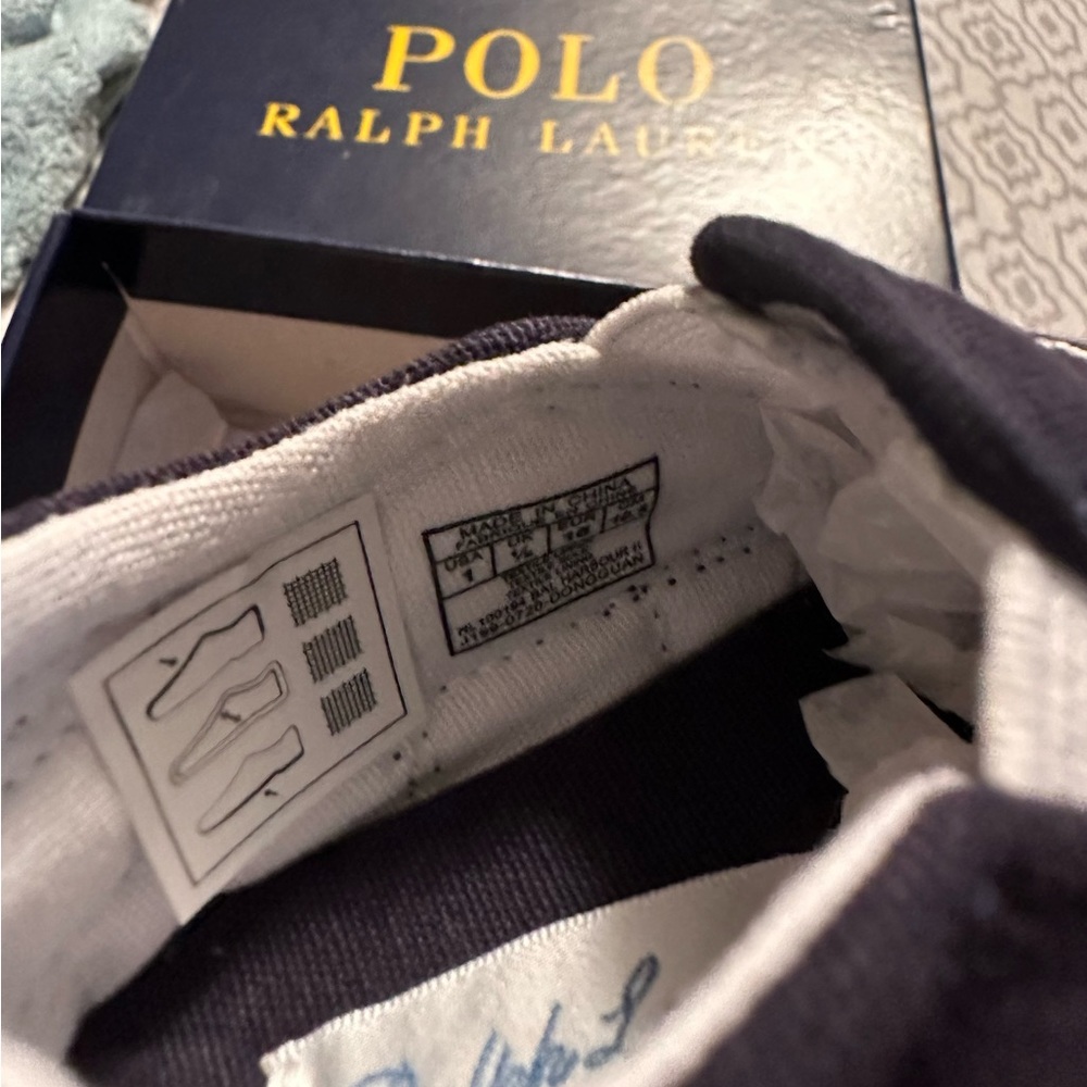Polo Ralph Lauren baby boy shoes. Brand new